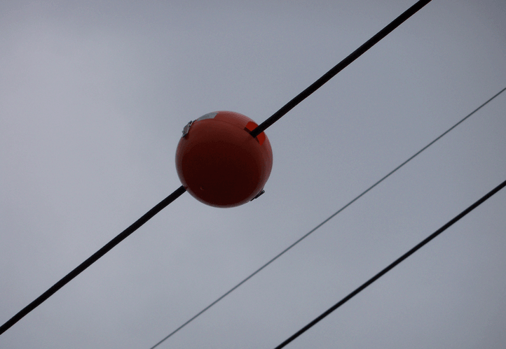 高壓導(dǎo)線危險安全警示球 高壓導(dǎo)線危險安全警示球